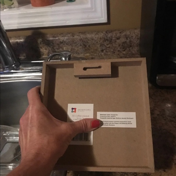 Wall hanging TAKE COFFEE ON DAY AT A TIME - Picture 4 of 4